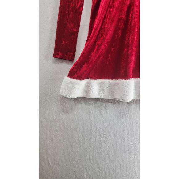 Girls Simply Styled by Sears Velour Holiday Dress Sz M 10/12 - Picture 2 of 8